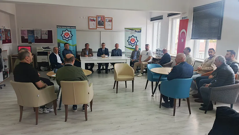 Terme'de eğitim kurumlarına ziyaret