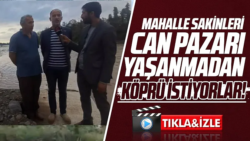 Terme'de vatandaşlar yıllardır köprü bekliyor