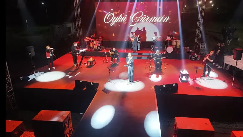 Terme Yaz Festivali coşkuyla başladı: Öykü Gürman sahnesi büyük ilgi gördü