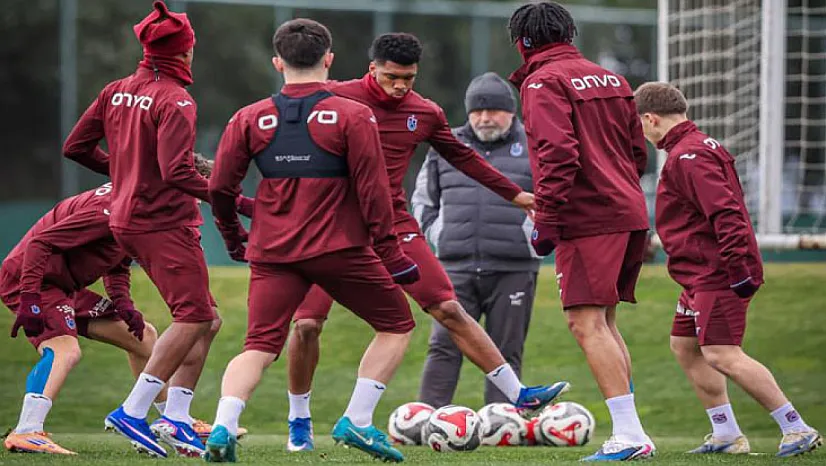 Trabzonspor, Fenerbahçe maçı hazırlıklarını sürdürdü