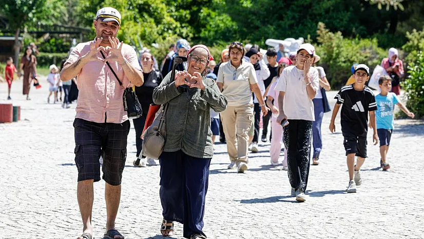 Üç nesil Sasalı Doğal Yaşam Parkı'nda bir araya geldi