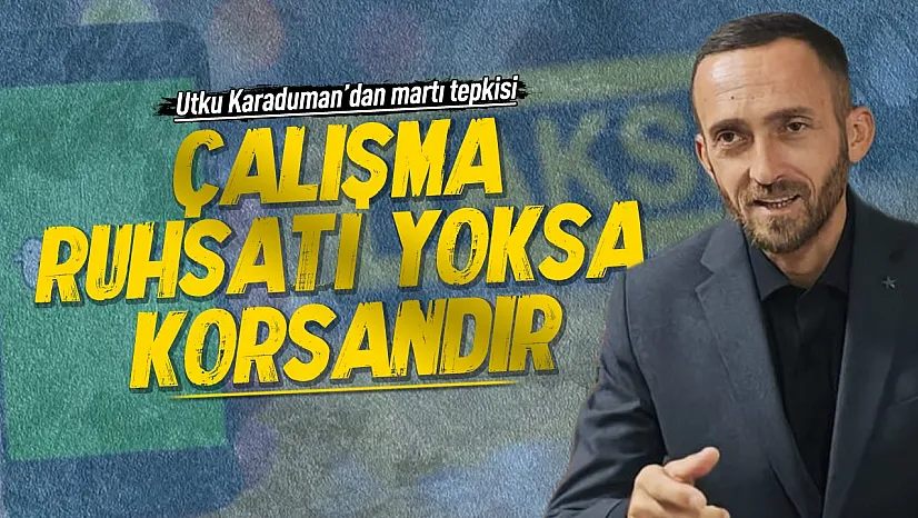 Utku Karaduman'dan martı tepkisi, 'Yasal değil'