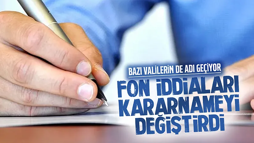 Valiler kararnamesinde fon depremi! Şamil Tayyar'dan dikkat çeken iddia