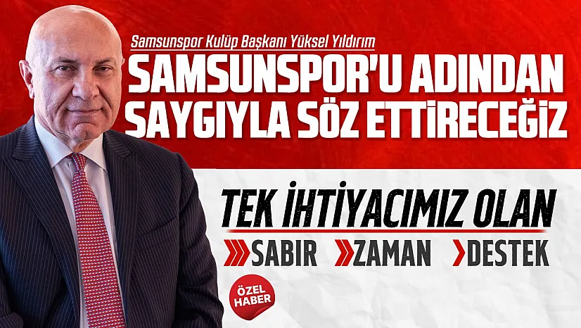 Yüksel Yıldırım'dan taraftarlara çağrı