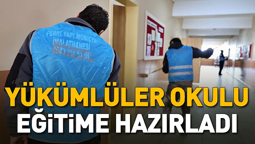 Yükümlüler sömestirde okulu eğitime hazırladı