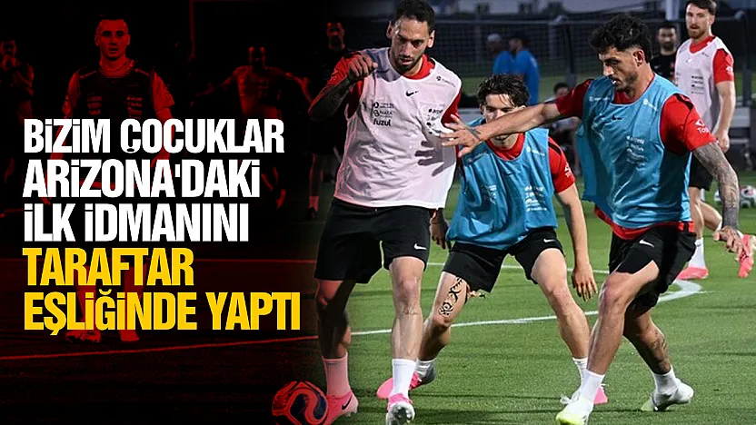 A Milli Takım Arizona'da Taraftarıyla Buluştu