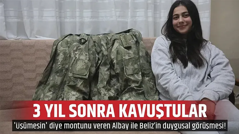 Depremzede Beliz ile Montunu Veren Albayın Buluşması Duygulandırdı