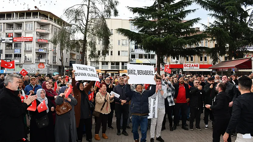 Evci Mahallesi sakinlerinden idari yapı değişikliğine tepki