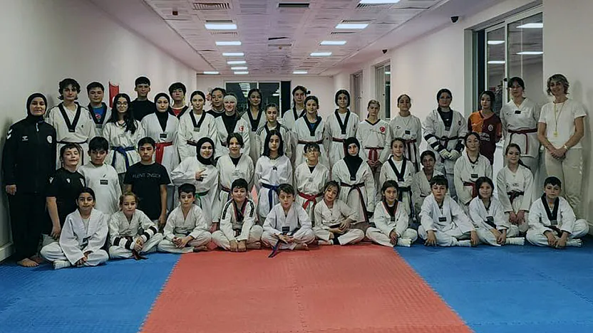 İki ilçe tek antrenman: Tekvandoda başarı için buluştular