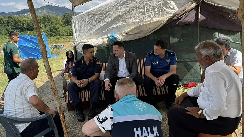 Kaymakam Beyazıt, mevsimlik tarım işçilerini ziyaret etti