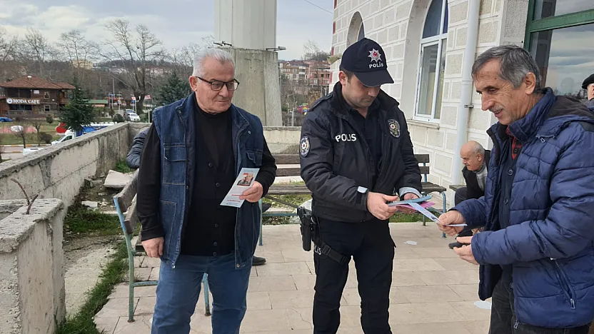 Salıpazarı'nda vatandaşlara dolandırıcılık uyarısı