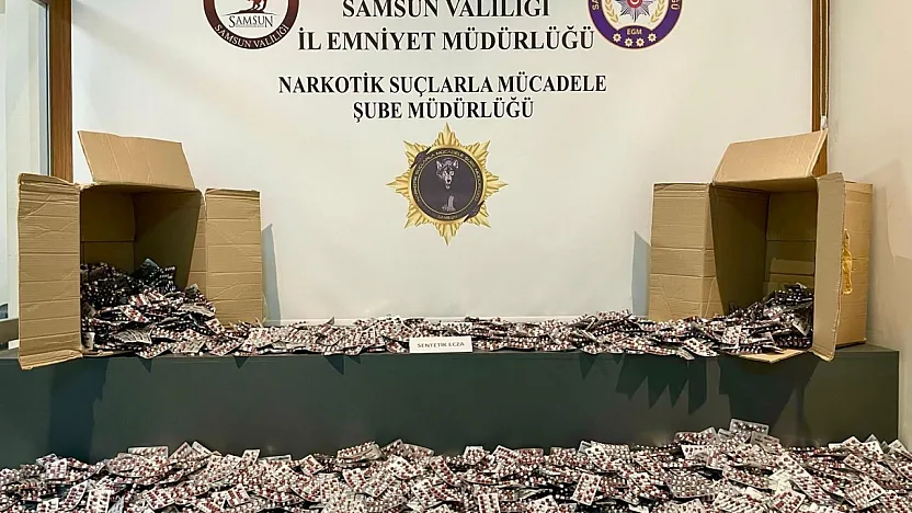 Zehir Tacirlerine Darbe: Samsun'da 80 Bin Hap Yakalandı