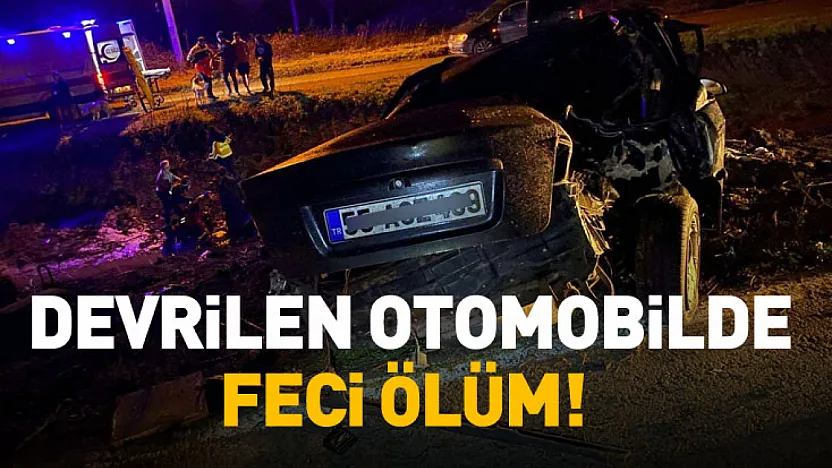 Samsun'da trafik kazası: 1 ölü