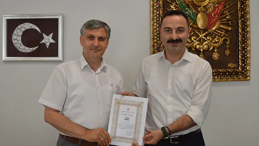 TDV'den Kaymakam Ayvat'a Teşekkür