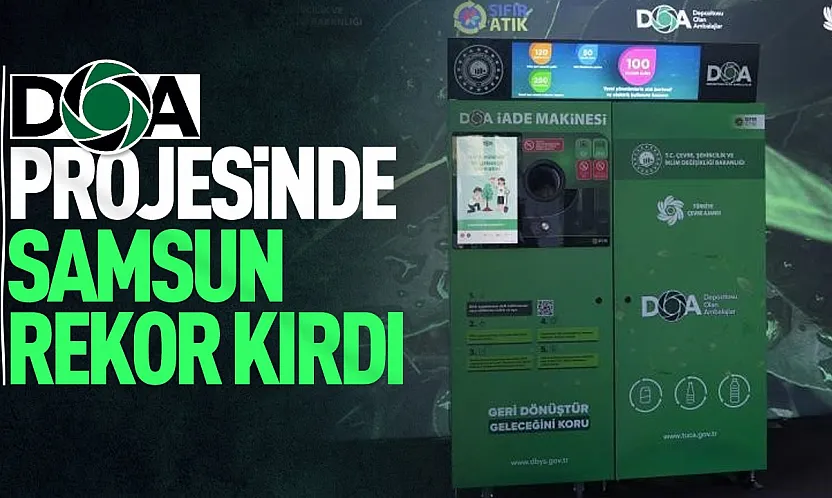 100 bin ambalaj hedefine ilk ulaşan Samsunlu oldu