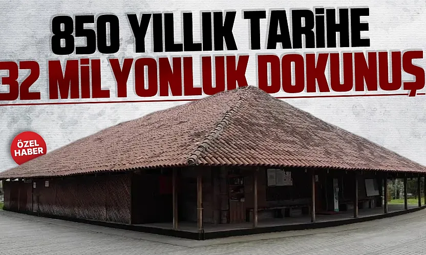 8,5 asırlık Göğceli çivisiz camii geleceğe hazırlanıyor