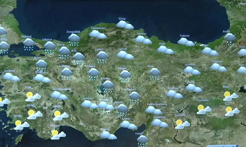 8 Şubat 2026'da Samsun'da hava durumu