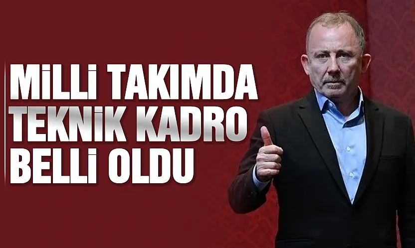 A Milli Takım'da Sergen Yalçın'ın teknik ekibi açıklandı