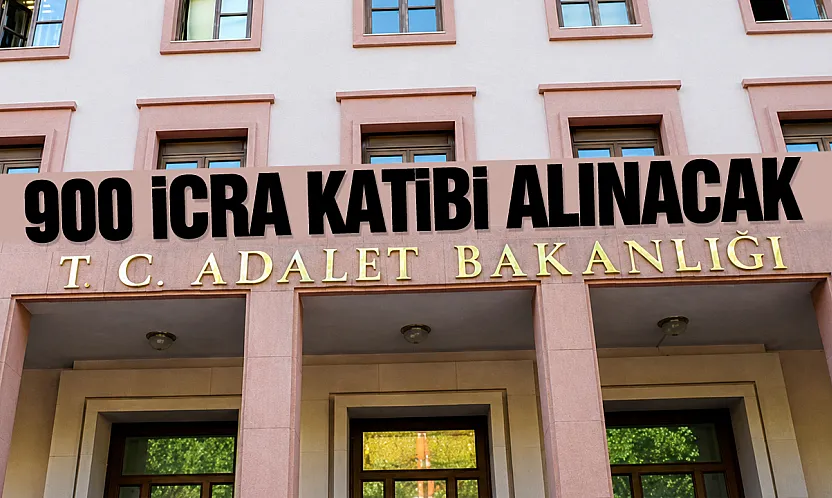 Adalet Bakanlığı'ndan 900 Sözleşmeli İcra Katibi Alımı