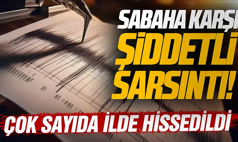 Adana Saimbeyli'de sabaha karşı 5 büyüklüğünde korkutan deprem