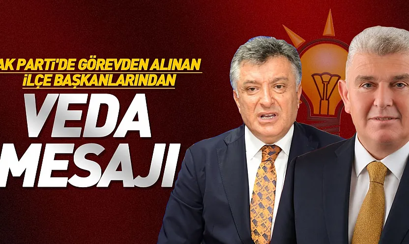 AK Parti'de Sandıkcı ve Baş'tan istifa açıklaması
