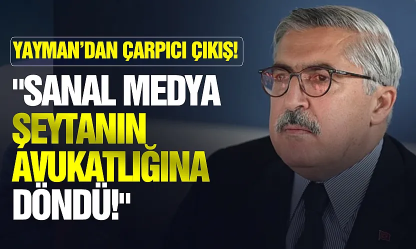 AK Parti'li Yayman'dan dikkat çeken açıklamalar!