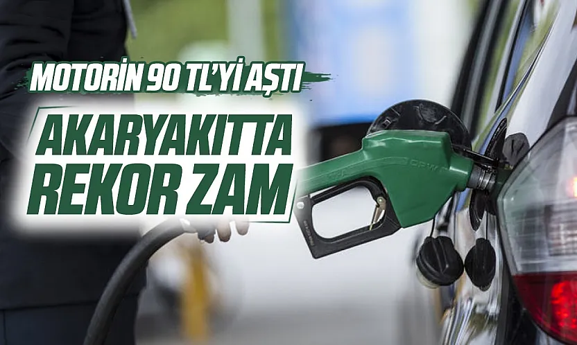 Akaryakıtta tabela yeniden değişti! Benzin ve motorine büyük zam