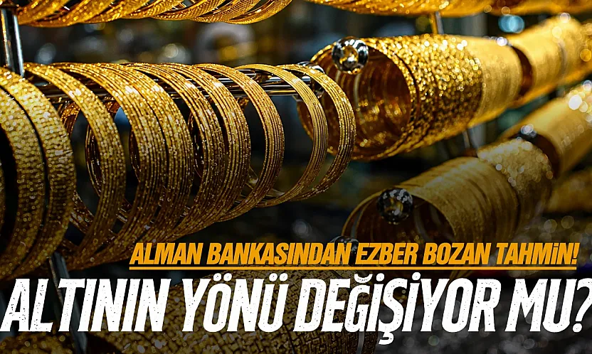 Alman bankasından yeni altın tahmini