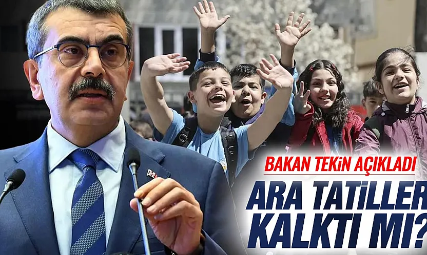 Ara Tatil tartışmaları son buldu
