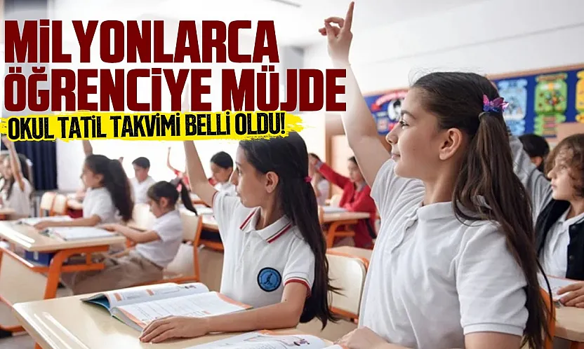Ara tatil ve yarıyıl tatili tarihleri açıklandı