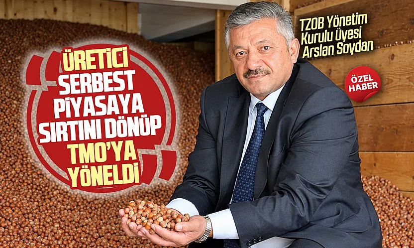 Arslan Soydan, 'Fındık üreticisinin tercihi TMO oldu'