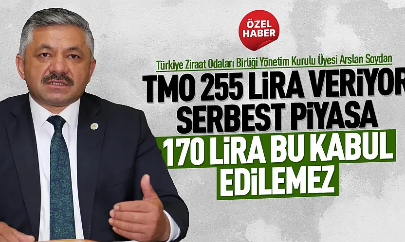Arslan Soydan, 'Serbest piyasanın fiyatını kabul etmiyoruz'
