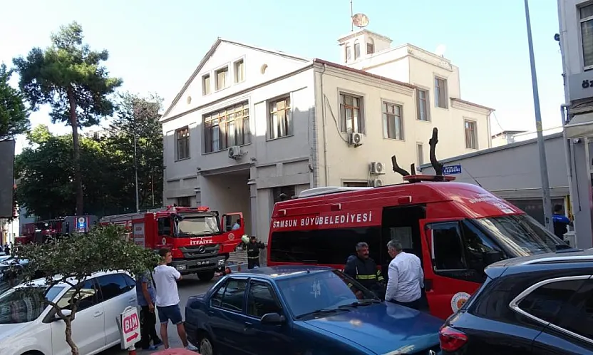 Astsubay gazinosunda korkutan yangın paniği