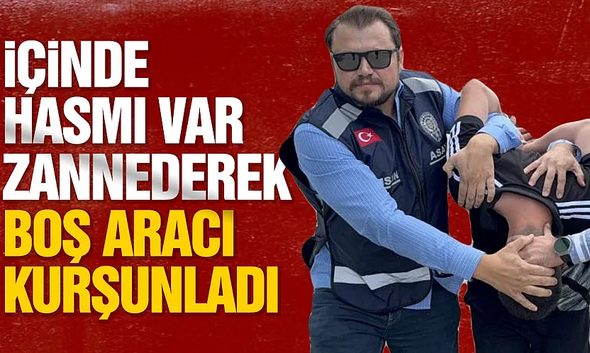 Atakum'da boş otomobile kurşun yağdıran şüpheli yakalandı