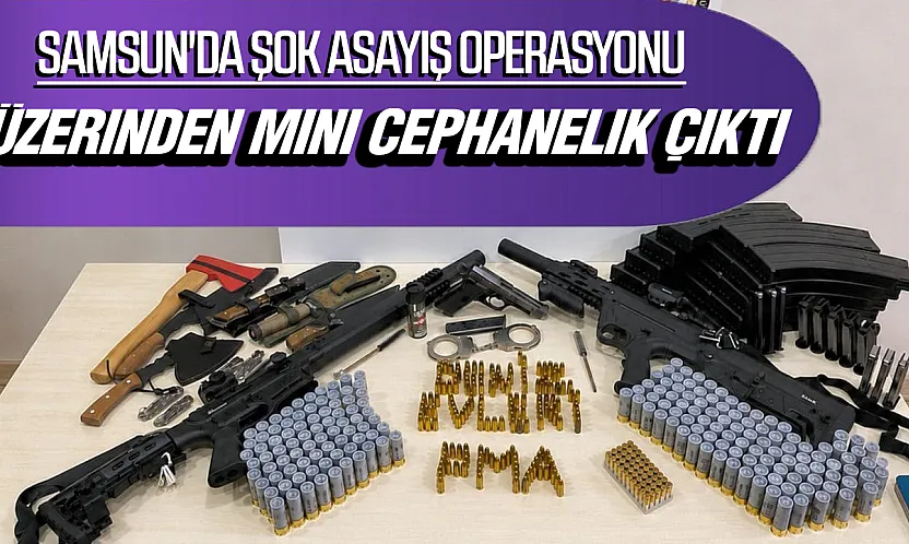 Atakum'da Cephanelik Gibi Baskın: Çok Sayıda Silah ve Mühimmat Ele Geçirildi