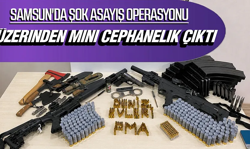 Atakum'da Cephanelik Gibi Baskın: Çok Sayıda Silah ve Mühimmat Ele Geçirildi