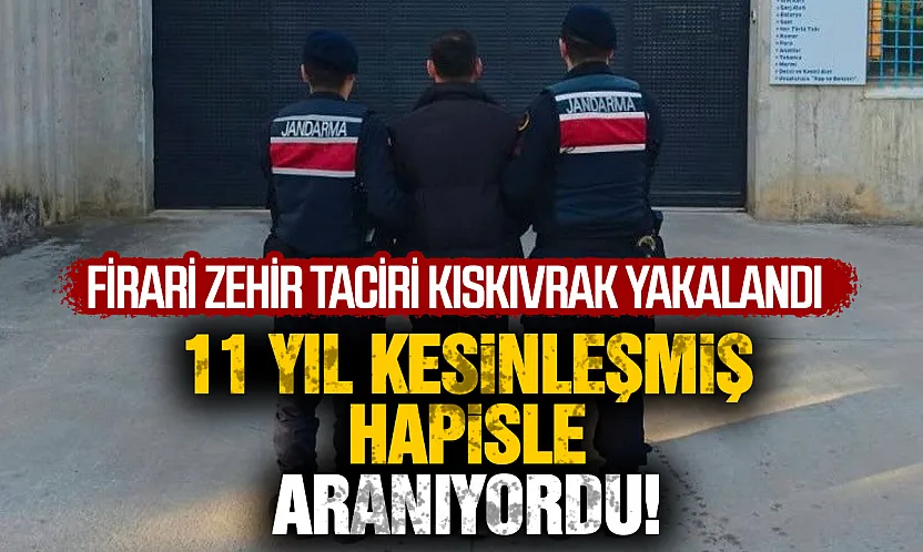 Bafra'da zehir tacirine darbe: 11 yıl hapisle aranan şahıs yakalandı