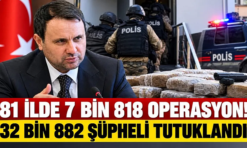 Bakan Gürlek 8 aylık bilançoyu açıkladı