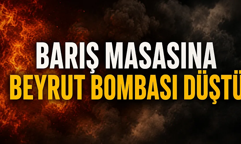 Barış Masası Kurulurken İsrail'den Beyrut'a Bomba