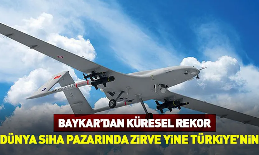 Baykar'dan Küresel Rekor: Dünya SİHA Pazarında Zirve Yine Türkiye'nin