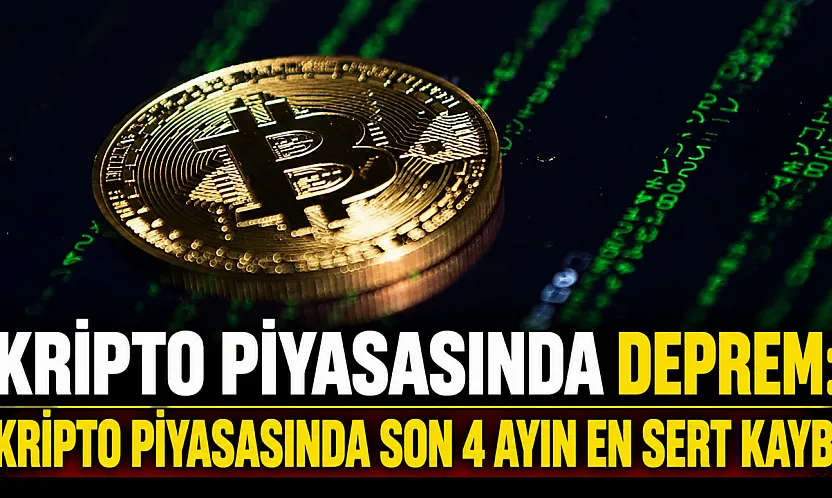 Bitcoin'de sert çöküş! Saatler içinde milyarlar silindi