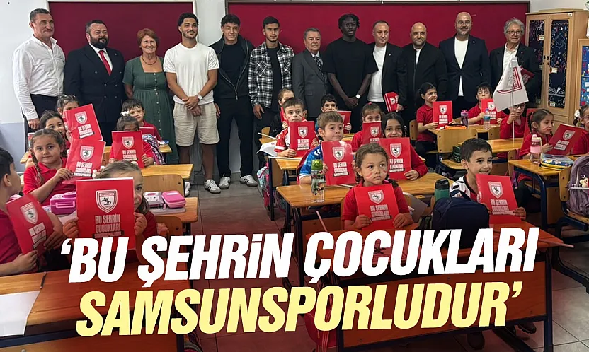 Bu şehrin çocukları, Samsunspor sevgisiyle büyüyor