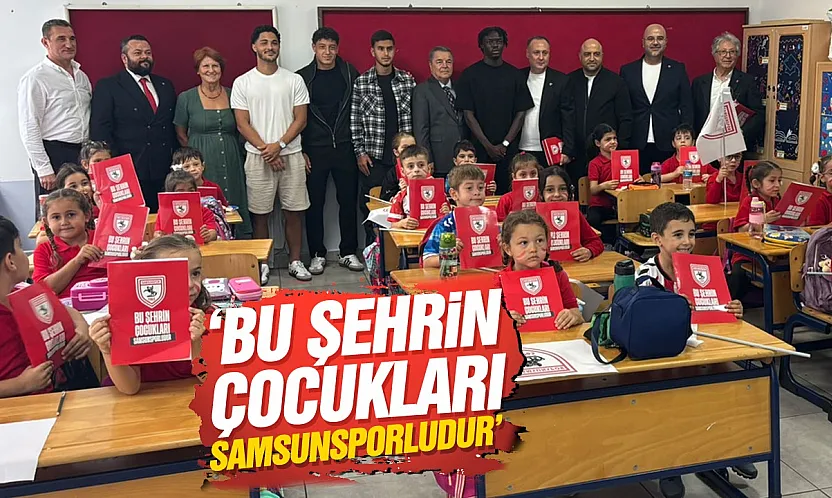 Bu şehrin çocukları, Samsunspor sevgisiyle büyüyor