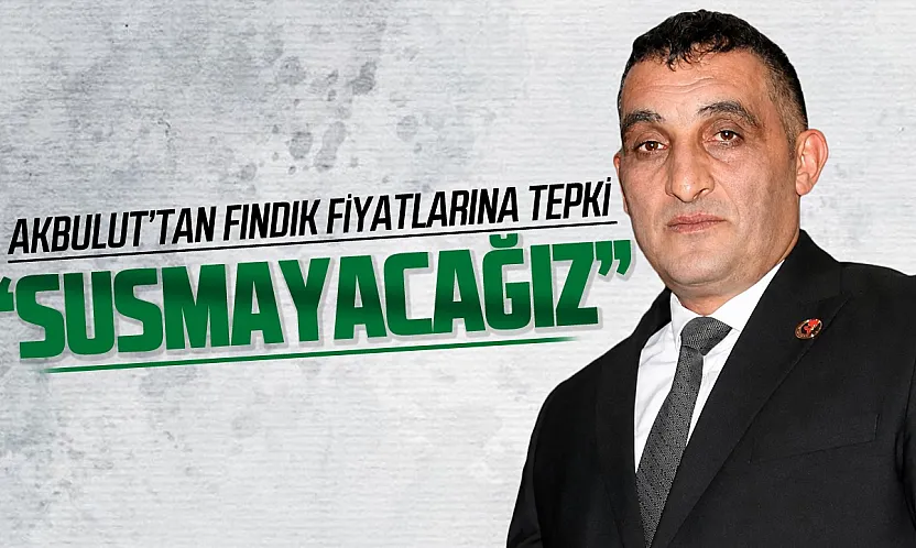 Burhan Akbulut, 'İttifakız ama her şeye 'olur' demiyoruz'