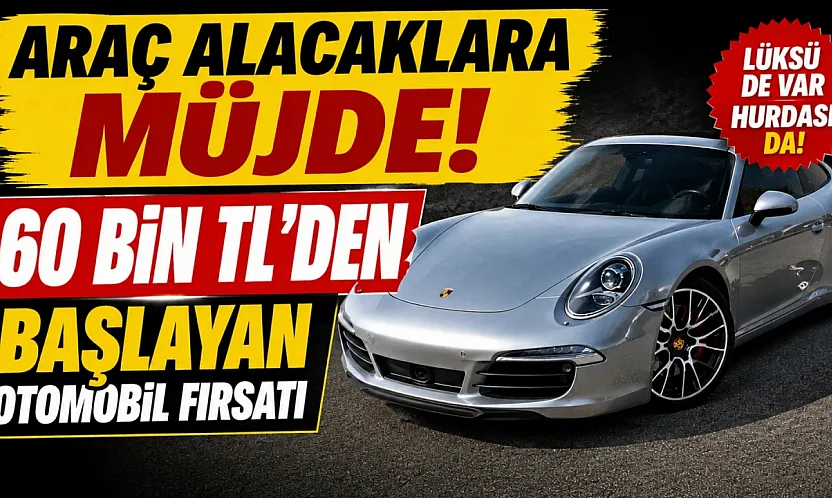 Bütçesine göre araç arayanlara e-ihale fırsatı
