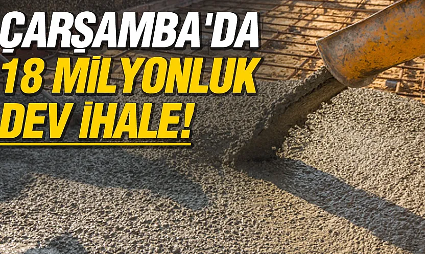 Çarşamba Belediyesi hazır beton santrali için ihaleye çıkıyor