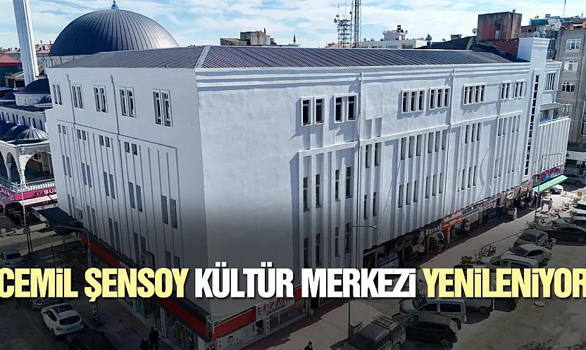 Çarşamba'da Cemil Şensoy Kültür Merkezi yenileniyor