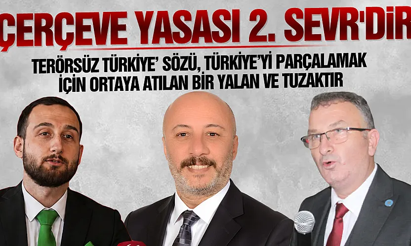 Çarşamba'da siyasi parti başkanlarından çerçeve yasa değerlendirmesi