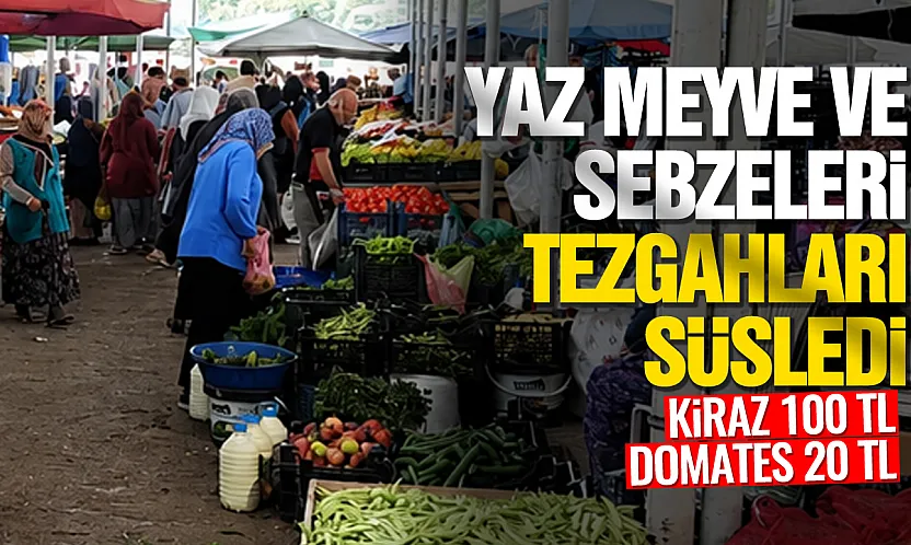 Çarşamba halk pazarında alışveriş hareketliliği