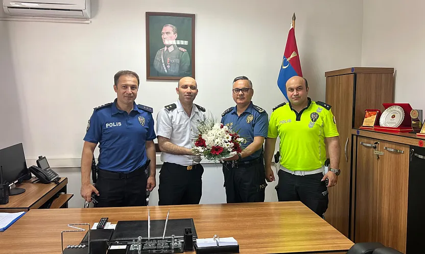 Çarşamba İlçe Emniyetten Jandarma'ya anlamlı ziyaret